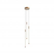  MP75221-BG - Motif 21-in Brushed Gold LED Multi Pendant