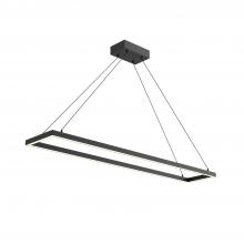 Kuzco Lighting Inc PD88548-BK - Piazza 48-in Black LED Pendant