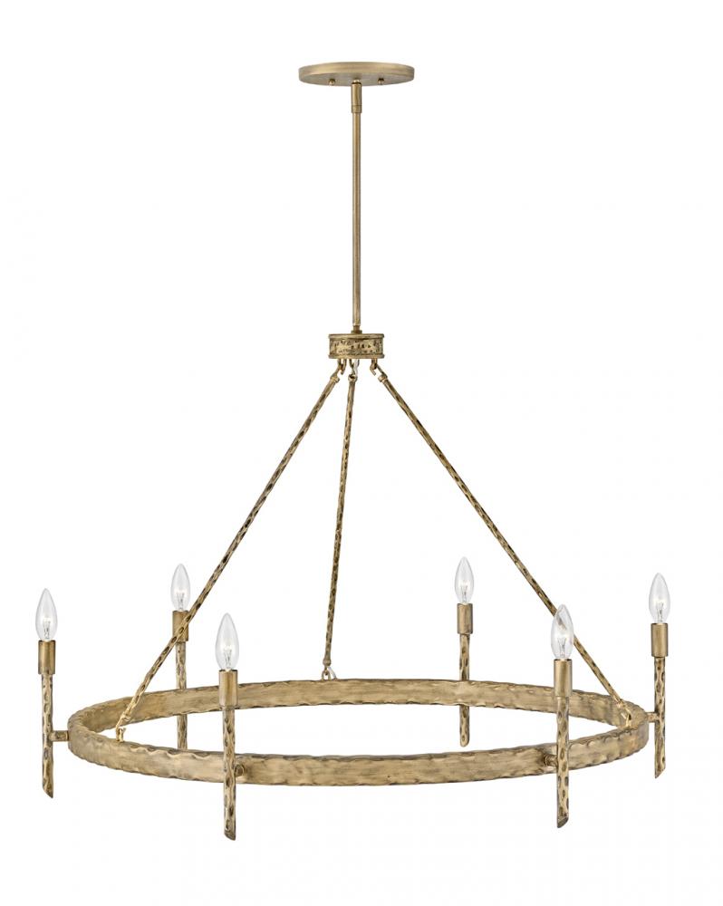 Large Single Tier Chandelier