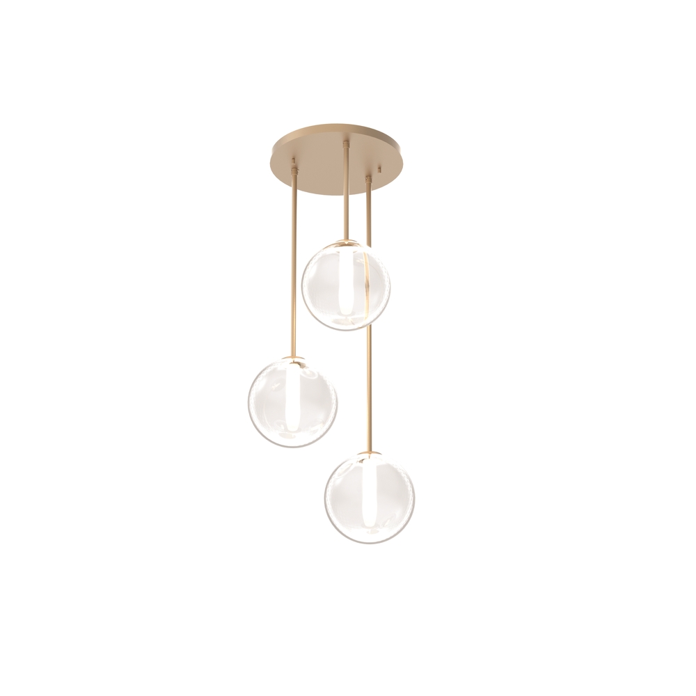 Courcelette 3 Light Cluster Pendant