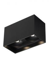 Visual Comfort & Co. Modern Collection 700FMEXOD660BB-LED927 - Exo 6 Dual Flush Mount
