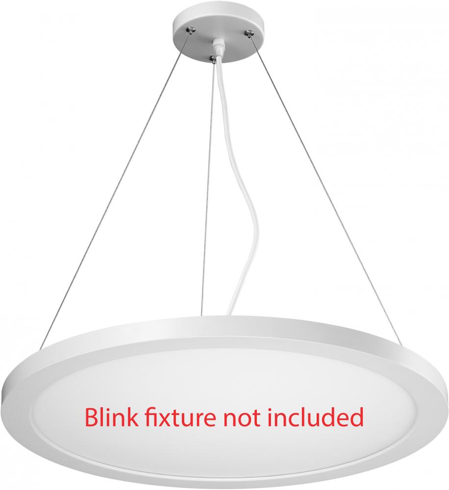 19" Blink Pendant Conversion Kit- White Finish