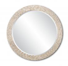 Currey 1000-0109 - Glimmer Gold & Silver Round Mirror