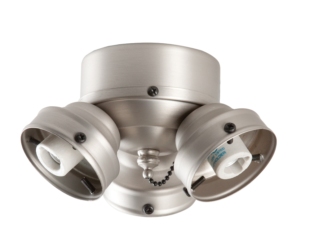 Universal 3 Light Fitter in Brushed Satin Nickel