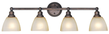 Craftmade 26604-BZ - Bradley 4 Light Vanity in Bronze