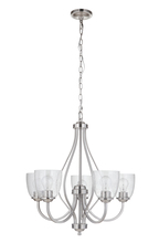 Craftmade 49925-BNK - Serene 5 Light Chandelier in Brushed Polished Nickel