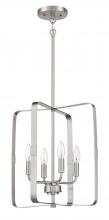  56034-BNK - Stowe 4 Light Foyer in Brushed Polished Nickel