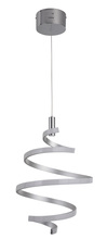 Craftmade P817MSCH-LED - 13.5" 1 Light LED Mini Pendant in Matte Silver/Chrome