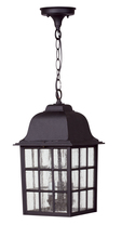 Craftmade Z571-TB - Grid Cage 3 Light Outdoor Pendant in Textured Black